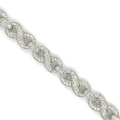 Diamond Infinity Bracelet - White Carat - USA & Canada