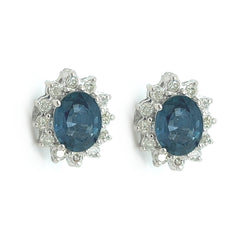Sapphire Earrings - White Carat - USA & Canada