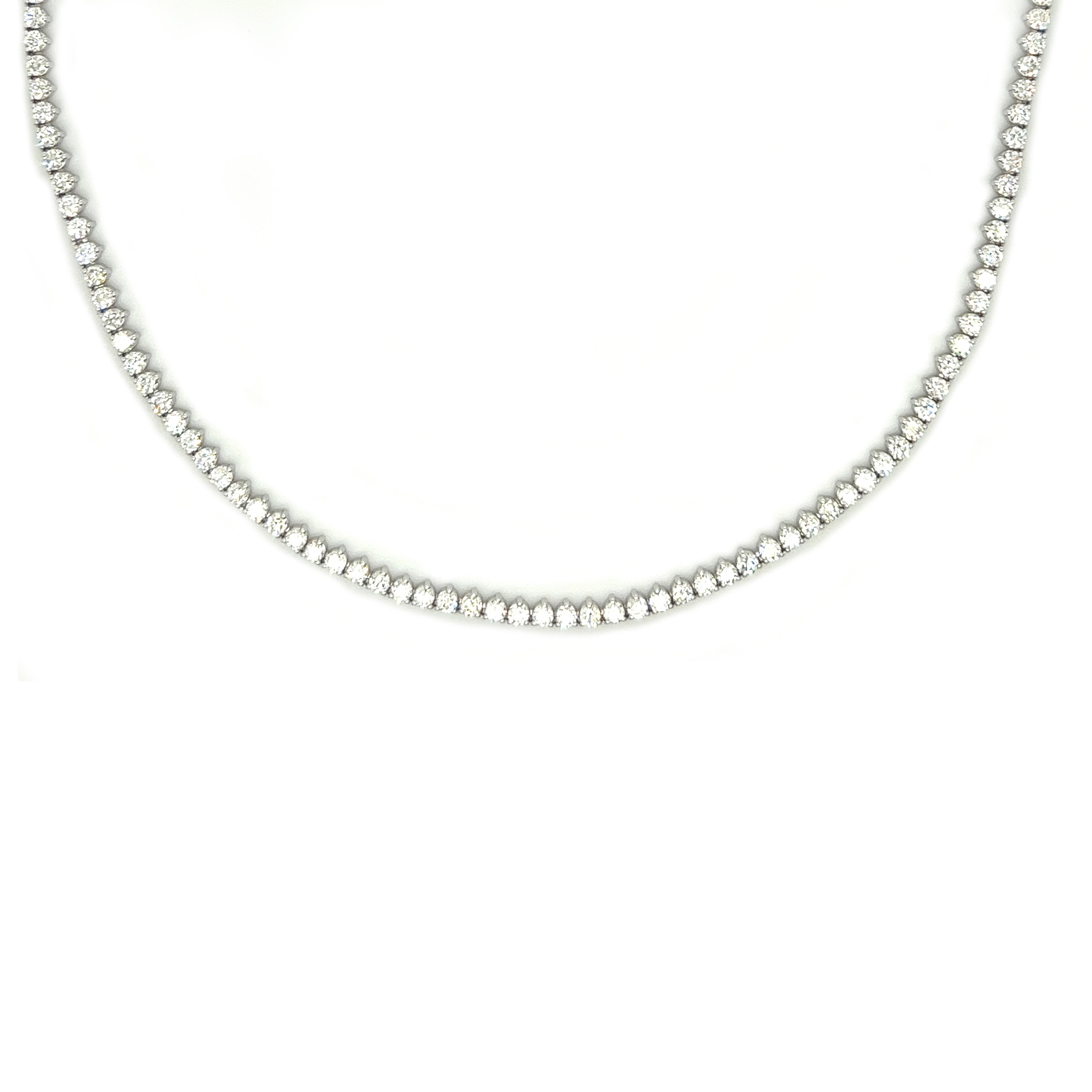 Prong Tennis Chain – White Carat USA - Main Image