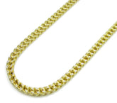 Franco Gold Chain (Regular) - 6mm - White Carat - USA