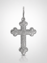 2.50CT Diamond Cross Pendant and Chain