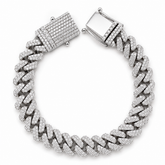 10.00 CT. Diamond Cuban Bracelet - 11mm