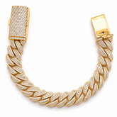 12.00 CT. Diamond Cuban Bracelet - 13.00mm