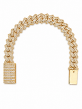10.00CT. Diamond Cuban Bracelet - 12mm