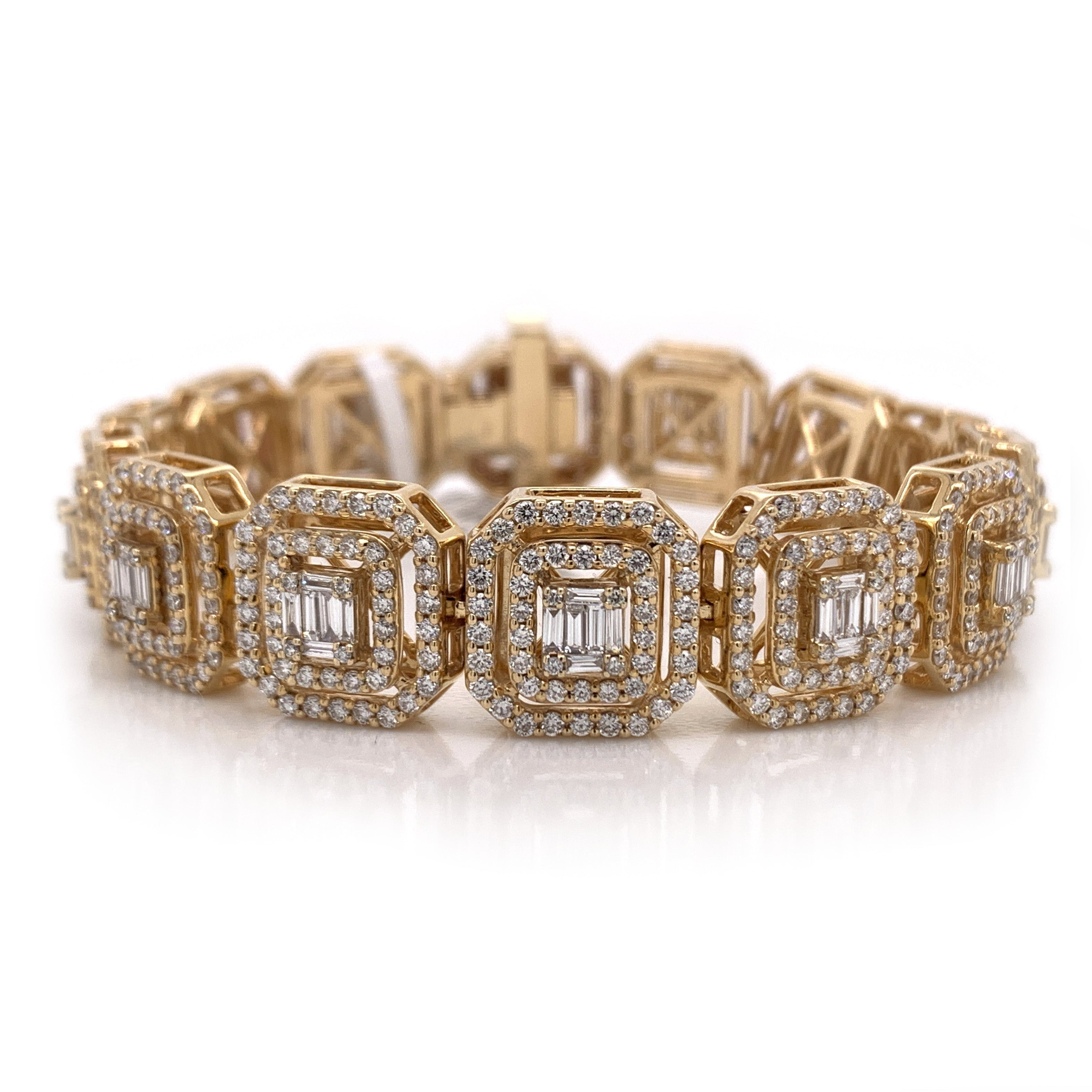 Diamond Bracelet Yellow Gold – White Carat USA