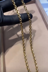 DIAMOND K PENDANT WITH CHAIN IN 10KW + GOLD CHAIN IN 10KY - White Carat - USA