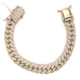 10.00 CT. Diamond Cuban Bracelet in Gold - 11.60mm - White Carat - USA & Canada