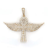 4.00 CT. Diamond Ankh Pendant - White Carat - USA