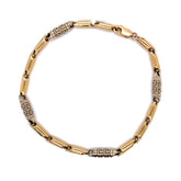 5mm Gold Bullet Bracelet 10K - White Carat - USA & Canada