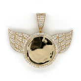 Diamond Winged Memory Pendant 10K - White Carat - USA & Canada