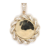 Diamond Baguette Memory Pendant 10K - White Carat - USA & Canada