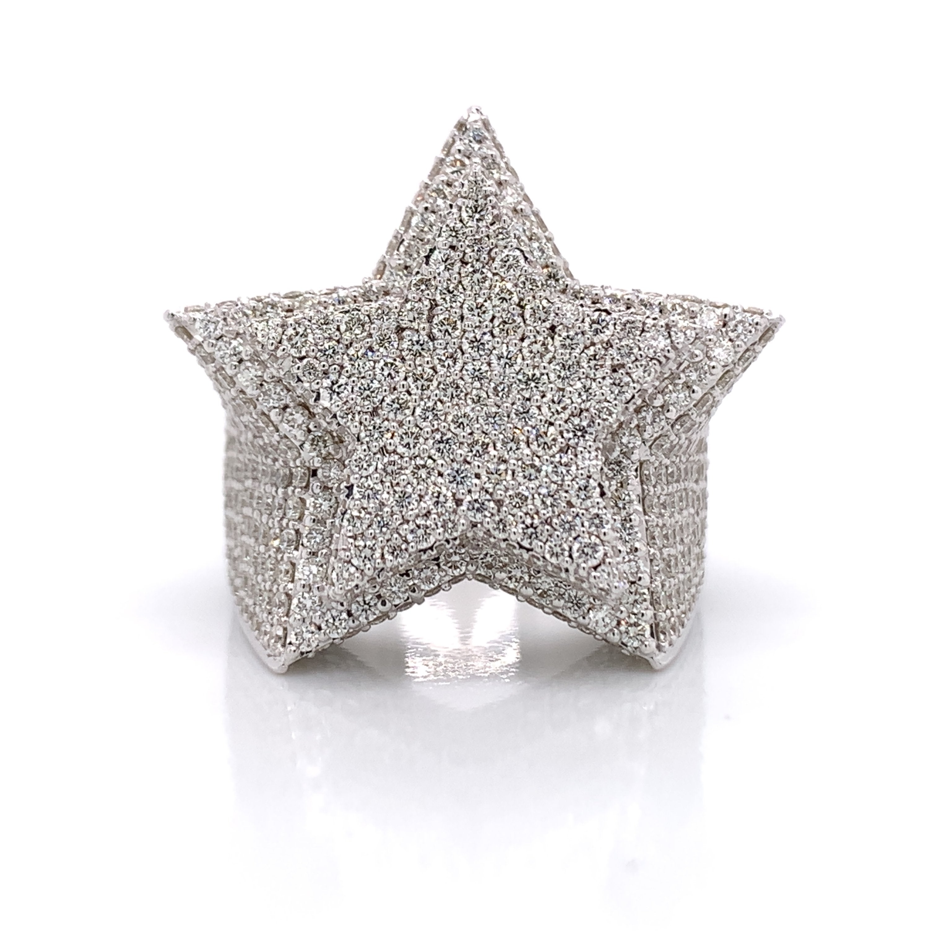 Star ring diamond Clearance