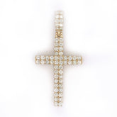 1.90 CT. Diamond Convex Cross Pendant - White Carat - USA & Canada