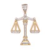 Diamond Scale Pendant 10K - White Carat - USA & Canada