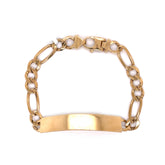 10.5mm Gold Cuban Bracelet 10K - White Carat - USA & Canada