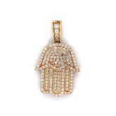 Diamond Hamsa Pendant 14K - White Carat - USA & Canada