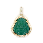 Diamond Buddha Pendant 10K - White Carat - USA & Canada