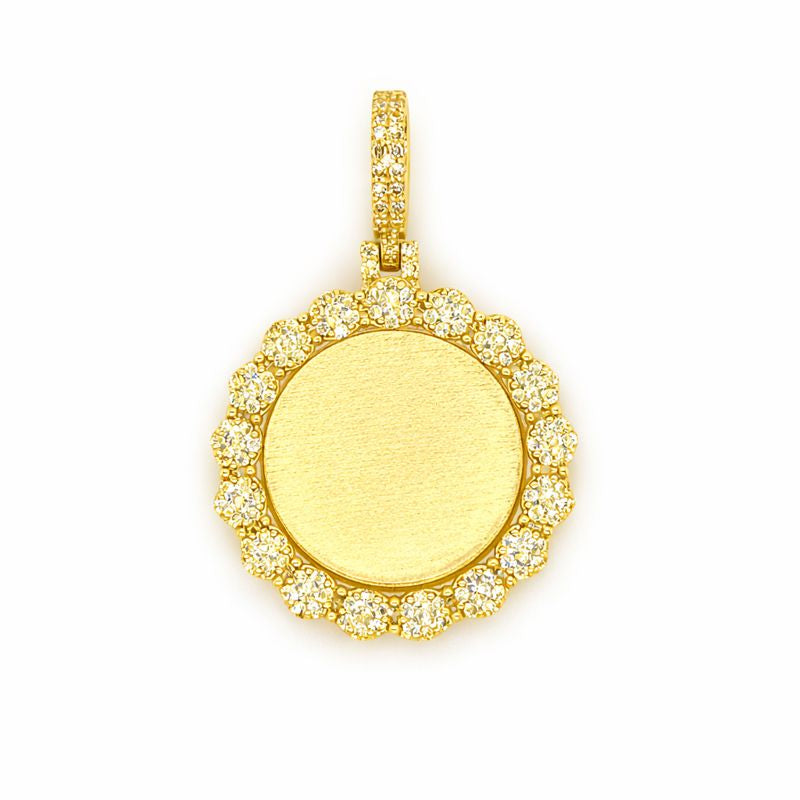 1.05 CT. Diamond Photo Pendant