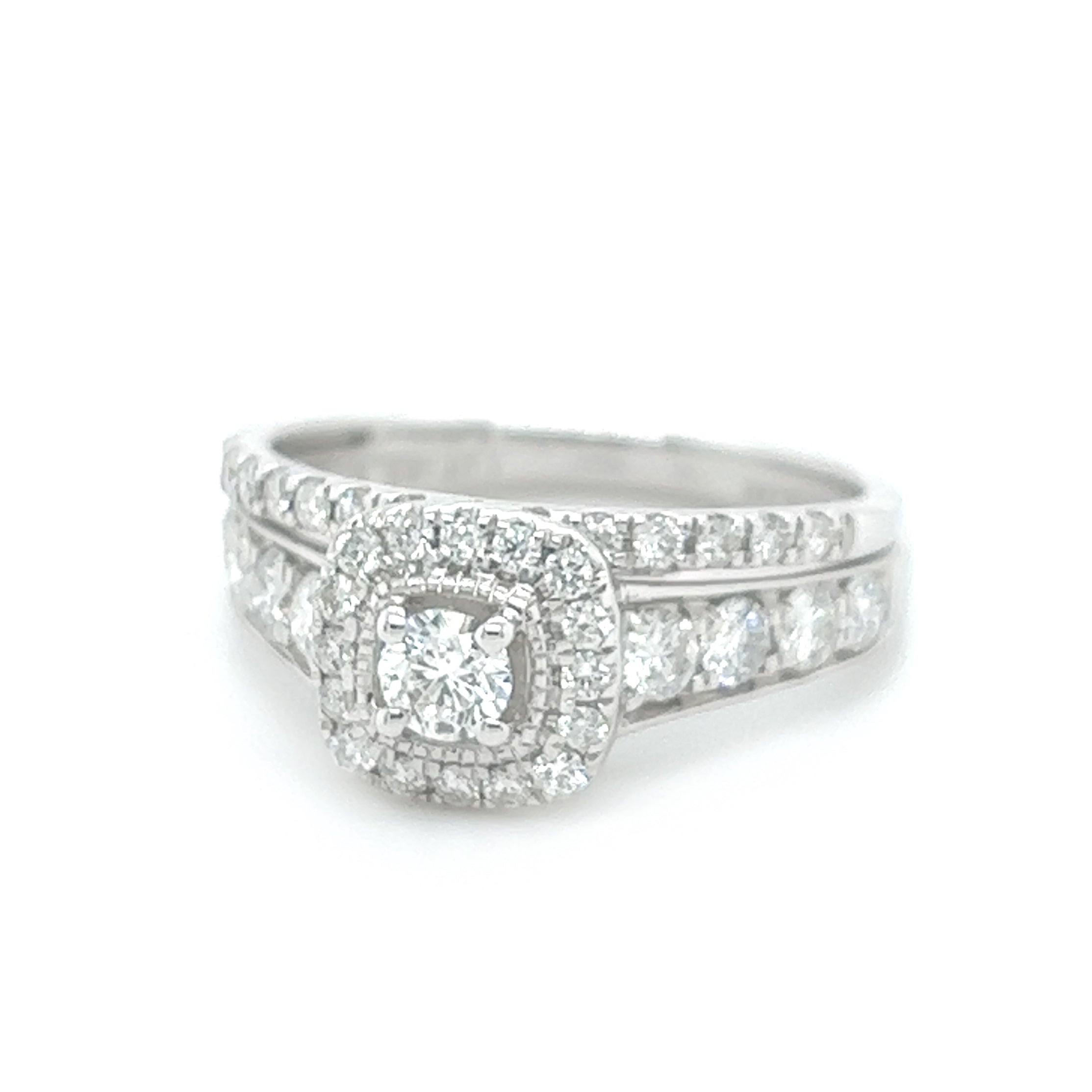 Engagement Diamond Ring Set - White Carat - USA & Canada