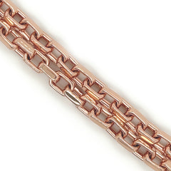 1.52CT. Gold Link Bracelet w/ Diamond Lock - White Carat - USA & Canada