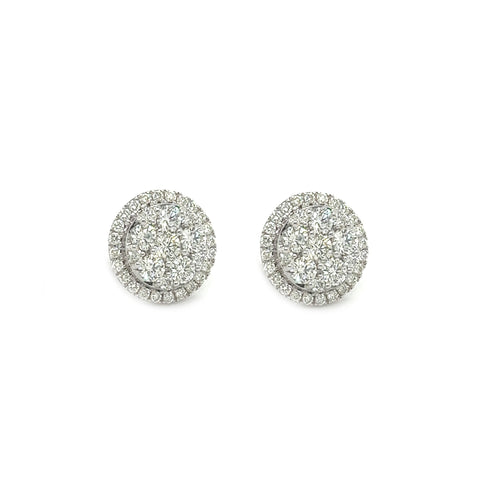 Circle Earrings - White Carat - USA & Canada