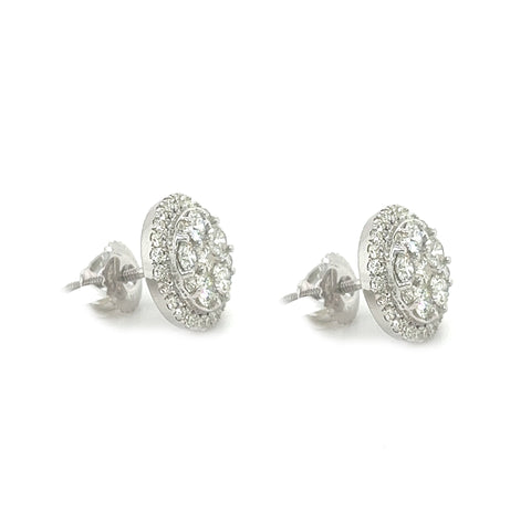 Circle Earrings - White Carat - USA & Canada