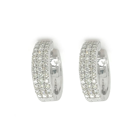 Hoop Earrings - White Carat - USA & Canada