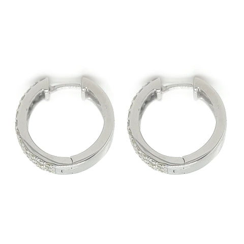 Hoop Earrings - White Carat - USA & Canada