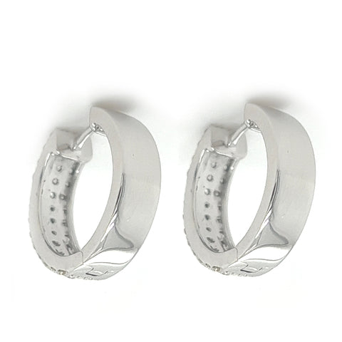 Hoop Earrings - White Carat - USA & Canada