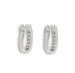 Hoop Earrings - White Carat - USA & Canada