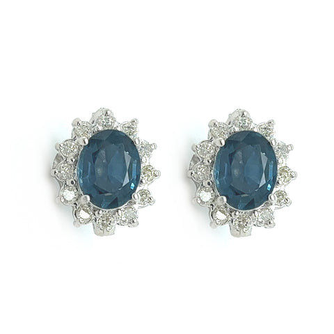 Sapphire Earrings - White Carat - USA & Canada