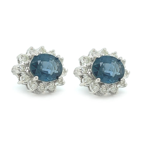 Sapphire Earrings - White Carat - USA & Canada