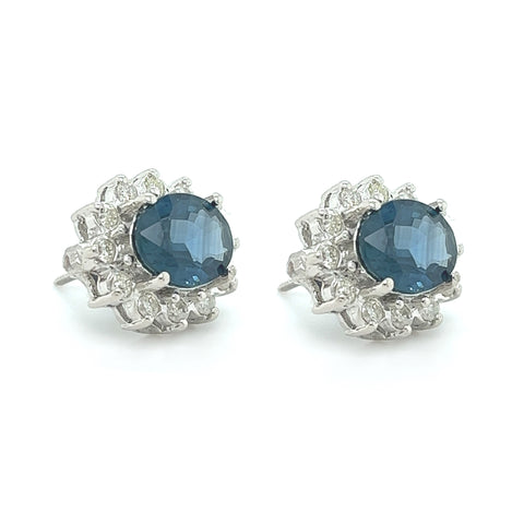 Sapphire Earrings - White Carat - USA & Canada