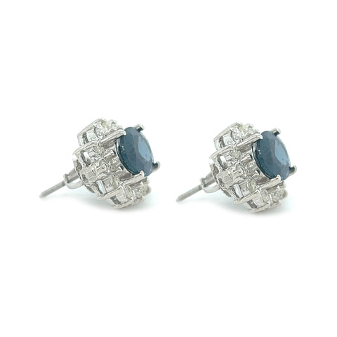 Sapphire Earrings - White Carat - USA & Canada