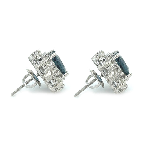 Sapphire Earrings - White Carat - USA & Canada