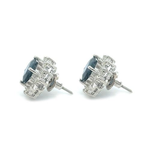 Sapphire Earrings - White Carat - USA & Canada