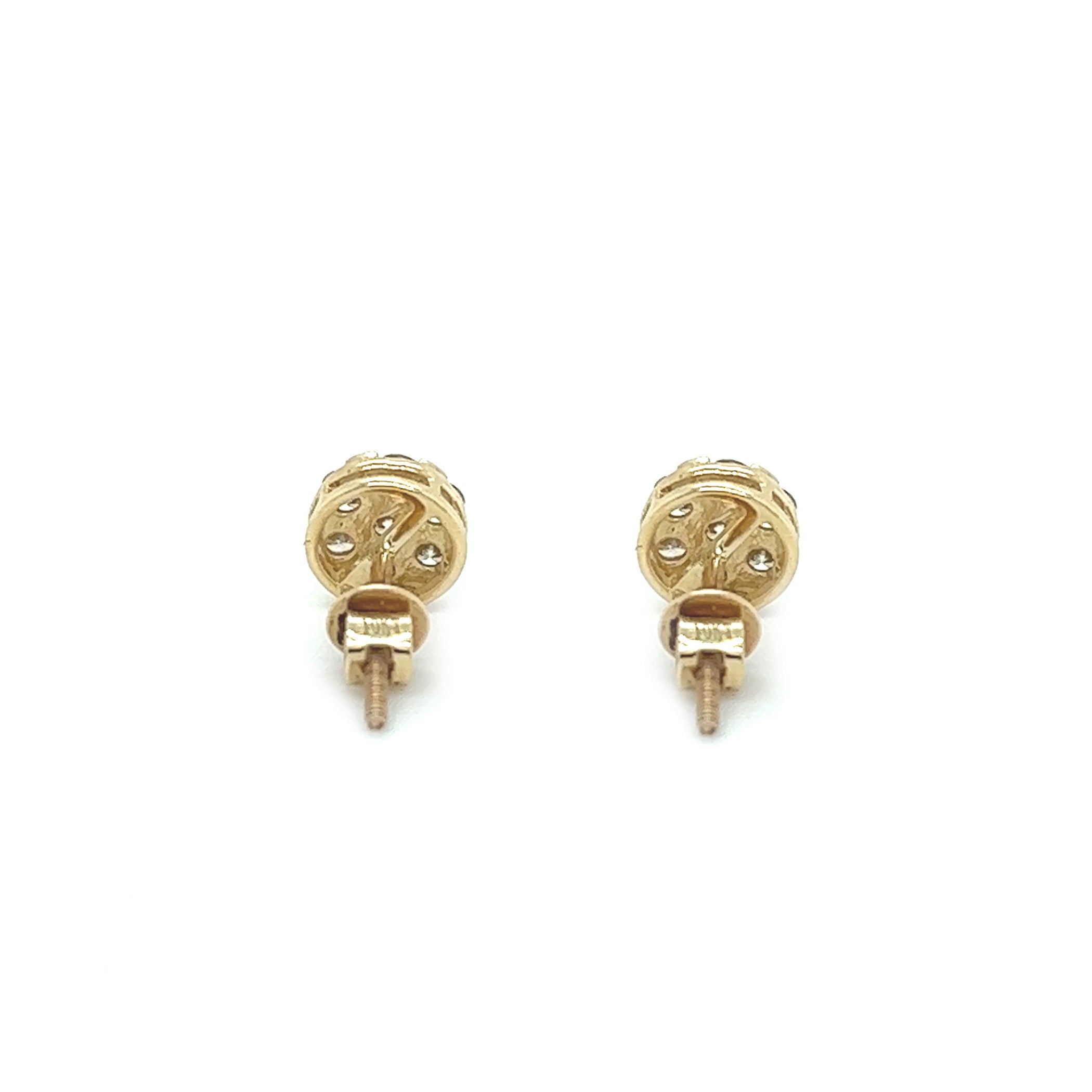 Diamond Gold Earrings - White Carat - USA & Canada