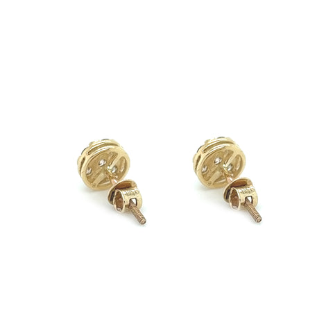 Diamond Gold Earrings - White Carat - USA & Canada