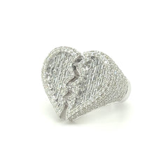 Broken Heart Diamond Ring - White Carat - USA & Canada