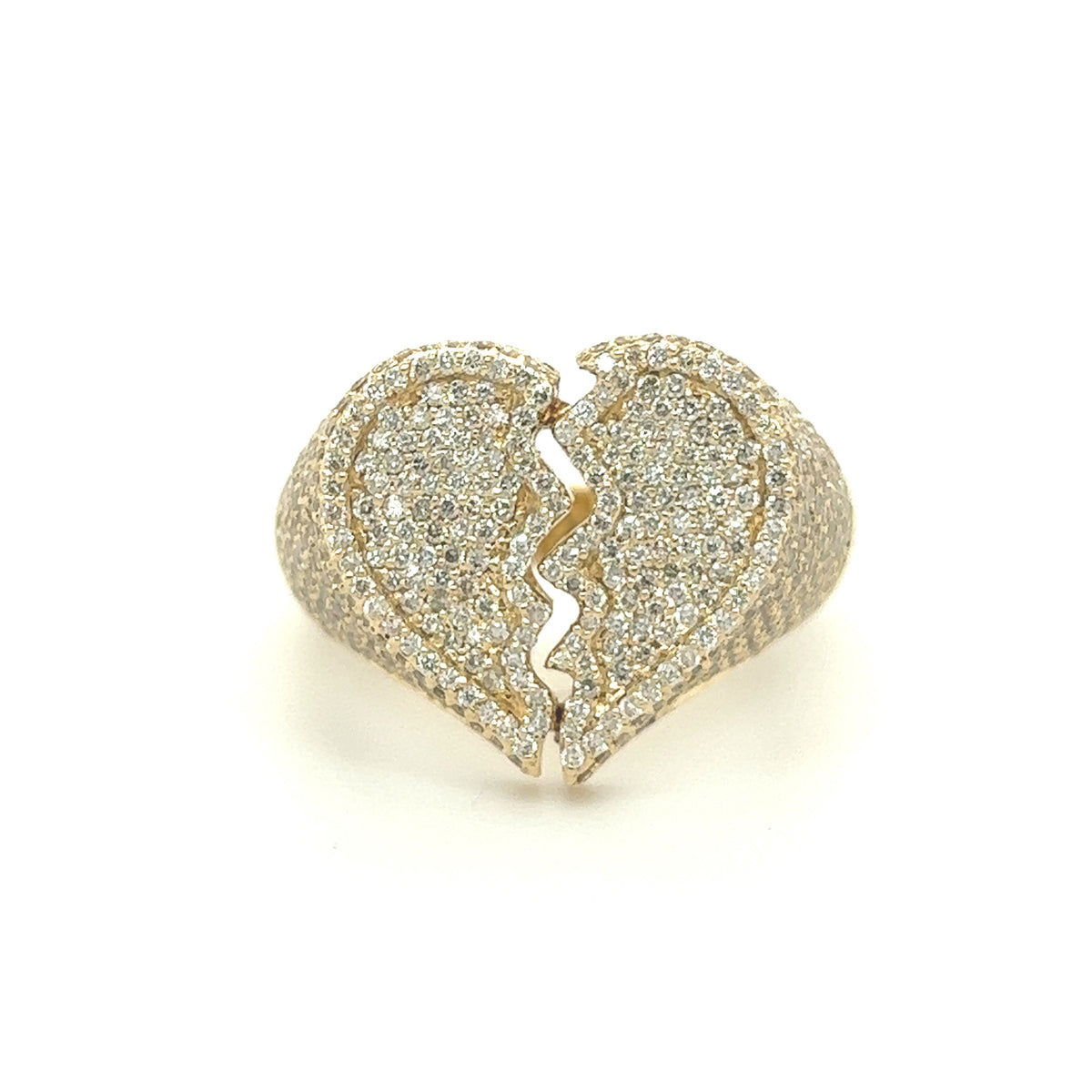 Broken Heart Diamond Ring - White Carat - USA & Canada