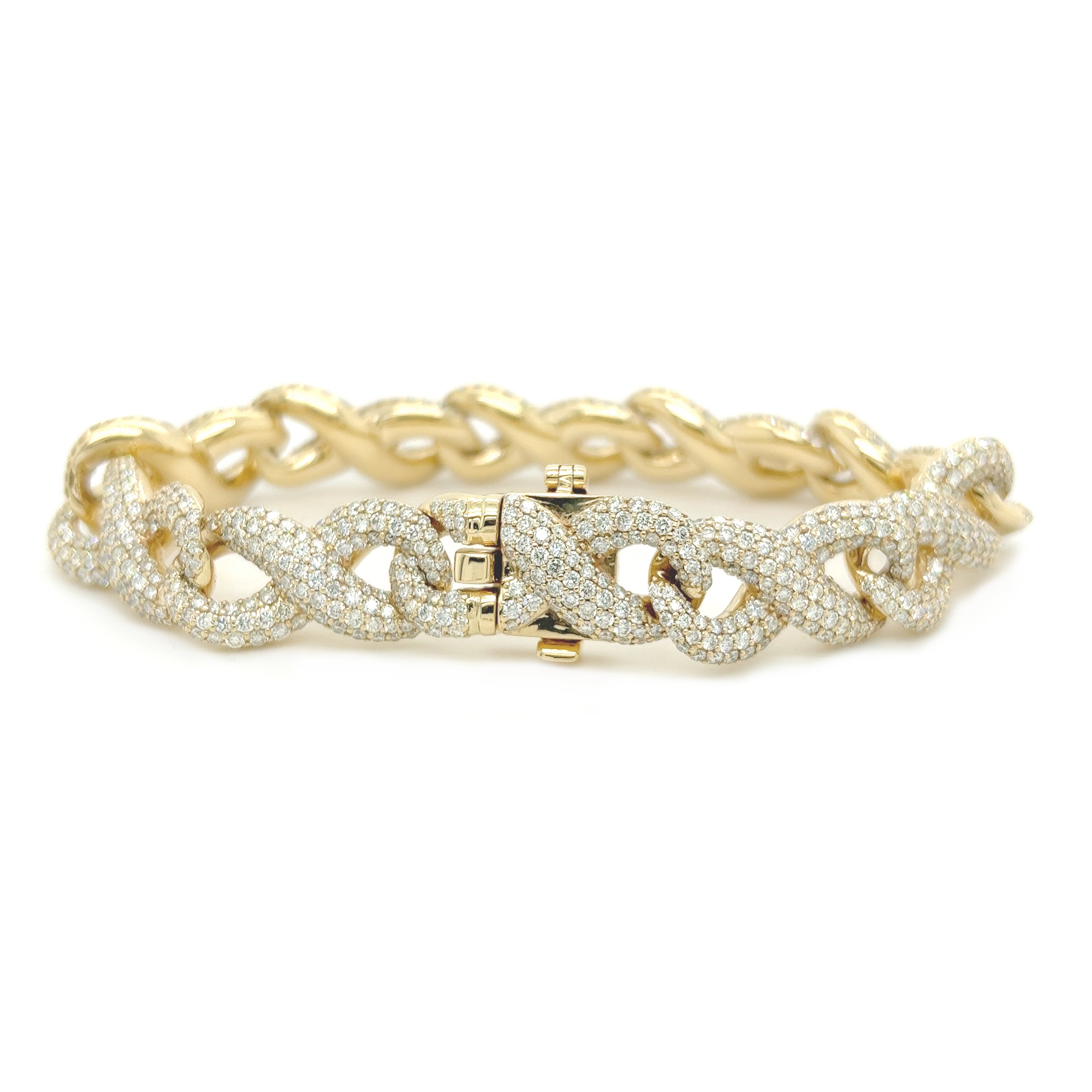 16.50CT. Infinity Diamond Bracelet - White Carat - USA & Canada