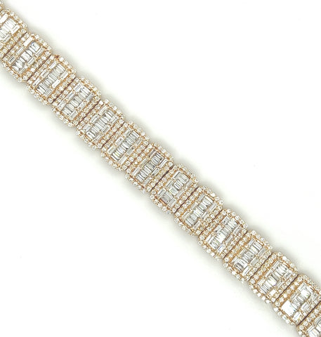 Baguette Diamond Bracelet - White Carat - USA & Canada