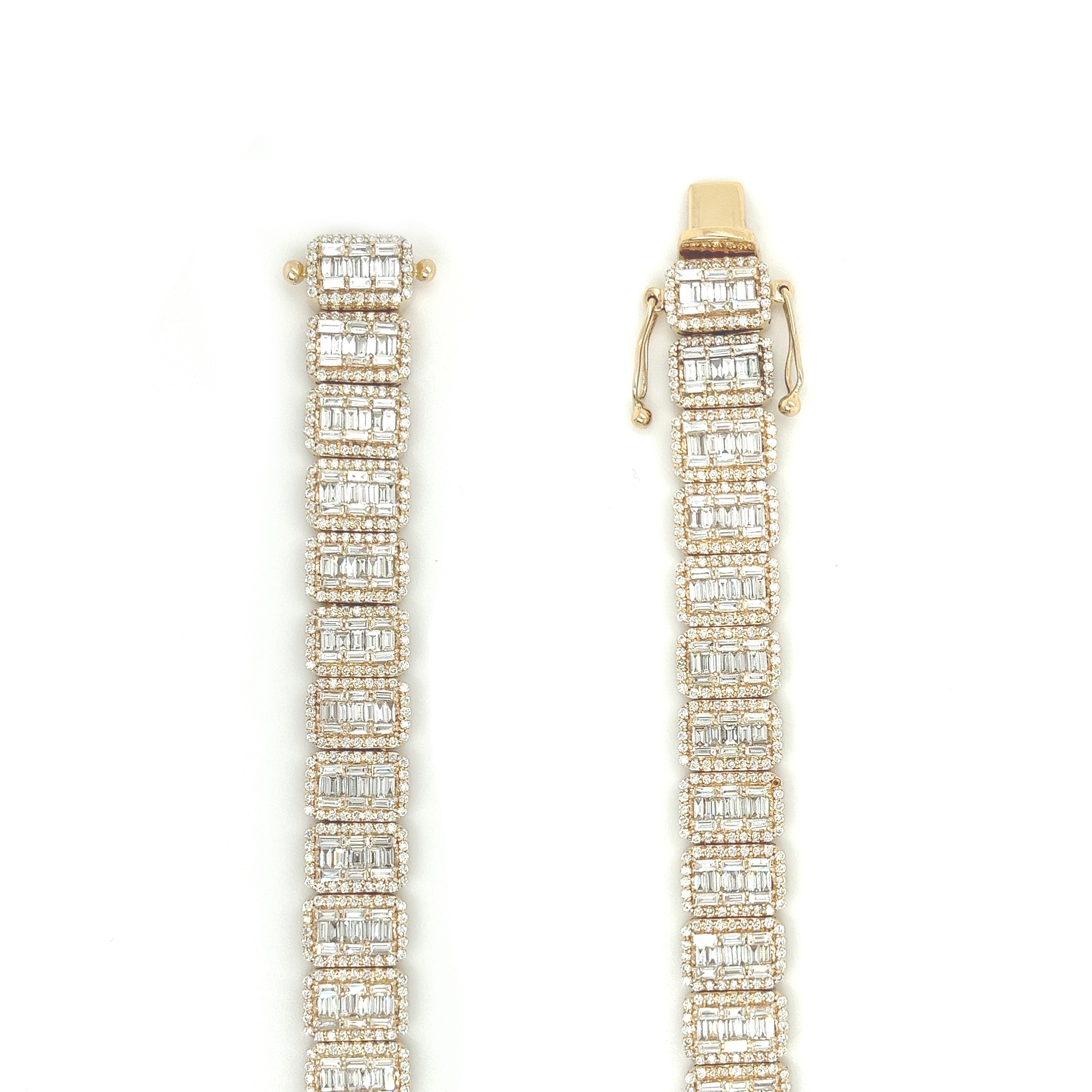 Baguette Diamond Bracelet - White Carat - USA & Canada