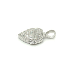 Diamond Memory Locket Pendant - White Carat - USA & Canada