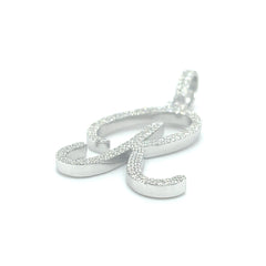 Diamond Letter "R" Pendant - White Carat - USA & Canada