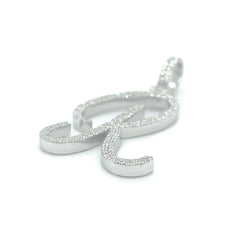 Diamond Letter "R" Pendant - White Carat - USA & Canada