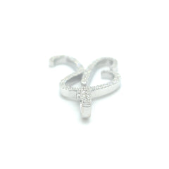Diamond Letter "R" Pendant - White Carat - USA & Canada
