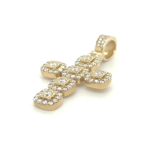 Diamond Cross Pendant - White Carat - USA & Canada