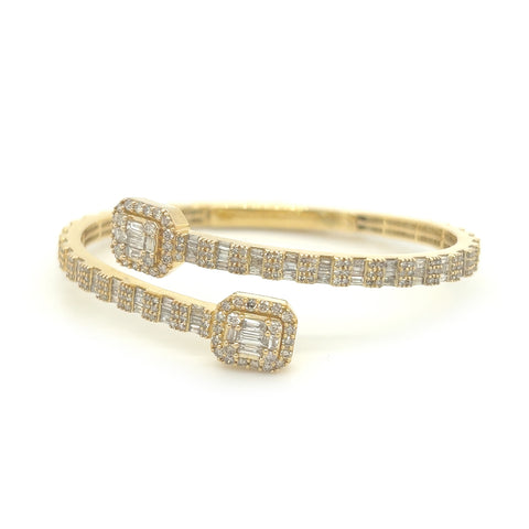 Ladies Diamond Bangle - White Carat - USA & Canada