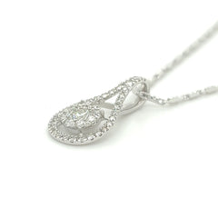 Diamond Pendant w/ Necklace - White Carat - USA & Canada
